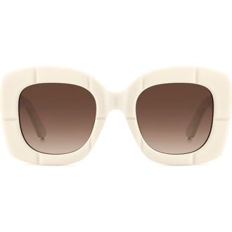 Kate Spade New York josey 50mm square sunglasses in 0Szj-Ha at Nordstrom Rack