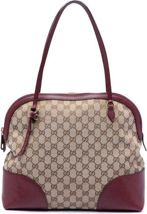 Gucci Pre-owned Gucci Medium GG Canvas Bree Dome Tote Ladies Y0SH3N8Y6VNK7N73