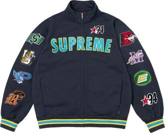 SUPREME SS26 Mascots Zip Up Sweatshirt Jacket Navy SUP-SS26-126-NVY