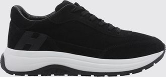 Hogan Sneakers Hi-Light in pelle di vitello scamosciata con logo H tono su tono