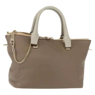 Chlo&eacute; Pre-owned Handbags, female, Gray, Size: ONE SIZE Pre-owned Hand Bag