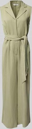 b.young B.Young Jumpsuit mit Reverskragen Modell Ecceri in Gruen, Größe 34