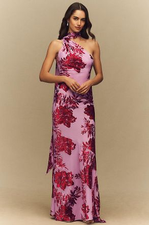 Retrof&ecirc;te Lorenna One-Shoulder Maxi Dress