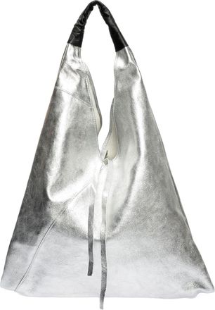 Isabella Rhea Zilver Rundleer Tas
