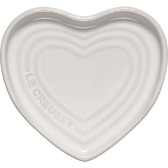 LE CREUSET Stoneware Heart Spoon Rest in White at Nordstrom