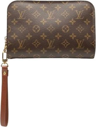 Louis Vuitton Pre-owned Clutches, female, Brown, Size: ONE SIZE Pre-owned The Orsay Clutch