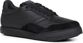 Givenchy Mens Sneakers Black Calf Leather Trainers
