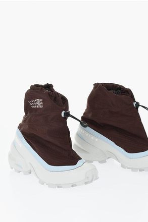 Maison Margiela MM6 X SALOMON Trek Sneakers CROSS MID with Drawstring Closur size 38