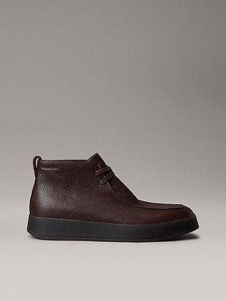 Calvin Klein Leather Hybrid Cupsole Chukka Boots