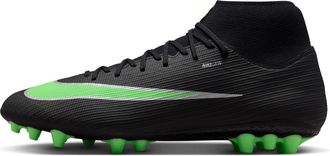 Nike Mens Mercurial Superfly 11 Academy Artificial-Grass High-Top Soccer Cleats in Black | IO1496-001