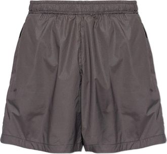 Stone Island L100015 Light Stretch Nylon_S.I. Stellina - Heren - Korte Broeken - Bruin - W36 - Nylon - Korte Broeken