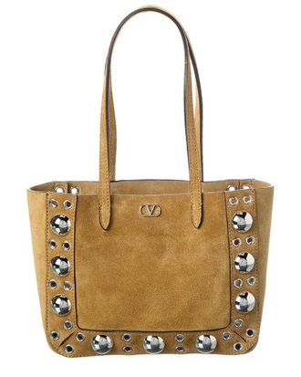 Valentino Nellcote Mini Suede Tote