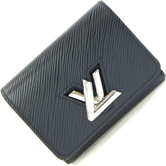 Louis Vuitton Noir Epi Leather Wallet (Tri-Fold) (Pre-Owned)