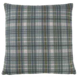 Ballard Designs Hamish Plaid Pillow Cover - Dusty Blue 20 x 20 - Ballard Designs