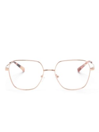 Michael Kors Avignon bril met geometrisch montuur - Roze