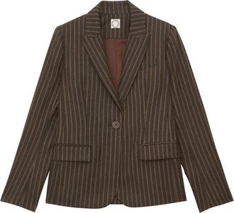 Ines De La Fressange Nicoletta Jacket - Dames - Blazers - Groen - XS - Katoen - Jassen