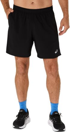 Asics Laufshorts ASICS ASICS CORE 7IN SHORT, Herren, Gr. S, N-Gr, schwarz (performance schwarz), Obermaterial: 100% Polyester, Hosen Laufshorts