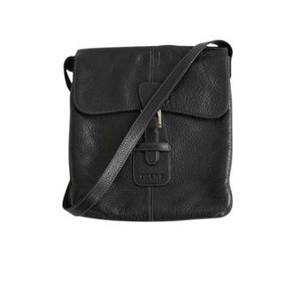 Loewe Pre-owned Leren Schoudertas - Dames - Pre-owned - Zwart - Maat: ONE Size Leer