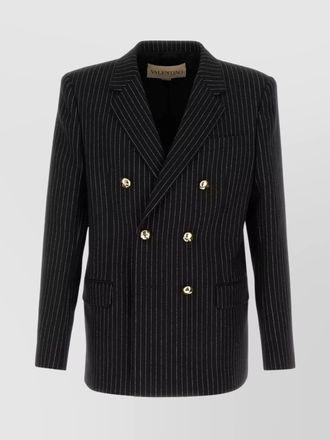 Valentino Garavani embroidered wool silk blazer