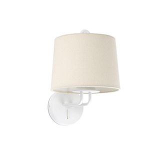 Faro Barcelona Montreal Aplique Blanco/beige