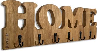 OEM Perchero De Pared De Madera Home Roble 50 Cm