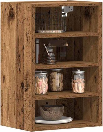 vidaXL Mobile Pensile Riga Legno Antico 40x29,5x60 cm - Vidaxl