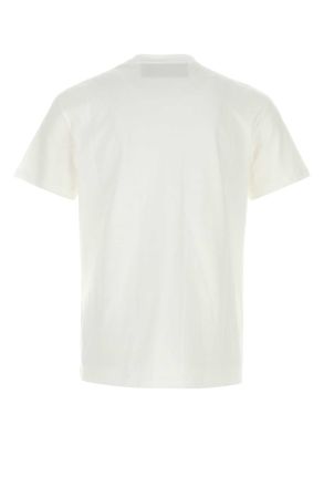 Valentino Garavani Mens White Cotton T-Shirt Bianco T-shirts And Polos