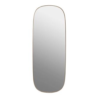MUUTO Framed Mirror, gross, rose / Klarglas
