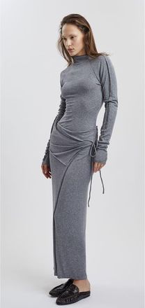 Mother of All Pepper Turtleneck Long Sleeves Shirt in Grey at Nordstrom, Size X-Small