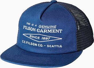 Filson Mens Filson Trucker Cap - Blue