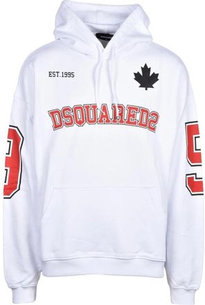 Dsquared2 Hoodies, male, White, Size: S sweatshirt