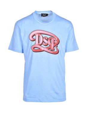 Dsquared2 Mens T-shirt - Light Blue