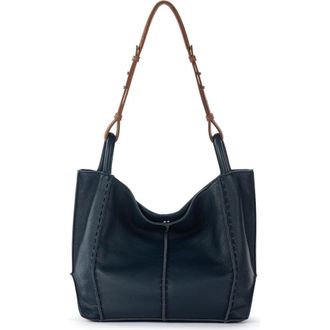 The Sak Los Feliz Medium Tote Leather Bag in Indigo at Nordstrom