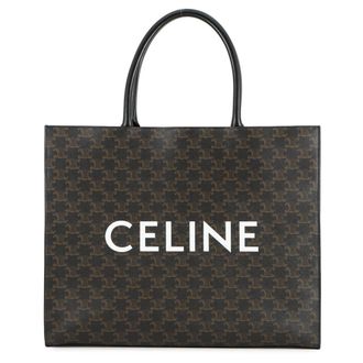 Celine Black Pvc Leather Tote Bag (Pre-Owned)