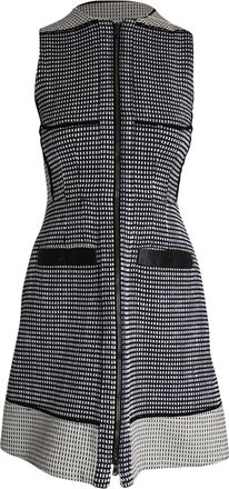 Proenza Schouler Zip Front Dress in Black Cotton