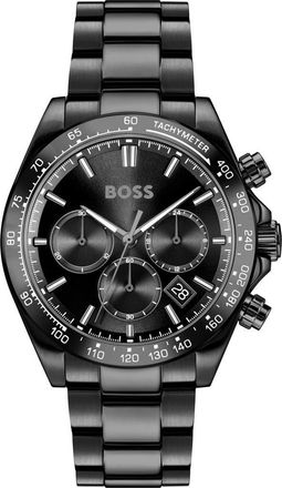 BOSS Hero 2.0 Chronograph Bracelet Watch, 43mm in Black at Nordstrom