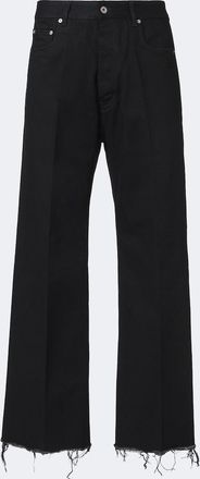 Rick Owens Geth distressed wide-leg jeans