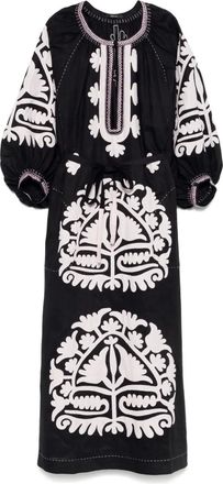 Vita Kin Abito midi Shalimar - Nero