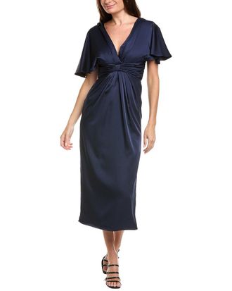 Theia Lucia Kimono Midi Dress