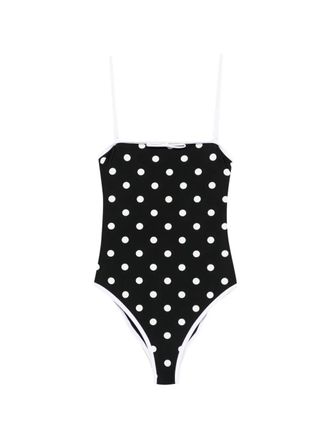Self Portrait Polka Dot Swimsuit