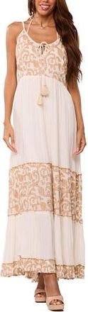 Ranee&rsquo;s Print Maxi Dress in White at Nordstrom Rack, Size Large/x-Large