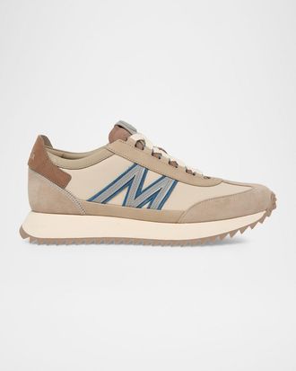 Moncler Men & apos;s Pacey2 Suede and Nubuck Low-Top Sneakers