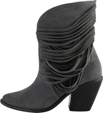 L37 Unieke Damesmode Schoeisel - Dames - Cowboylaarzen - Grijs - 35 EU - Schoenen