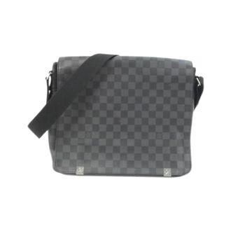 Louis Vuitton Pre-owned Cross Body Bags, male, Gray, Size: ONE SIZE Pre-owned District Shoulder Bag
