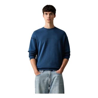 Scotch & Soda Hoodies & sweatvesten, Heren, Blauw, XL, Katoen, Sweatshirts & Hoodies > Sweatshirts & Hoodies