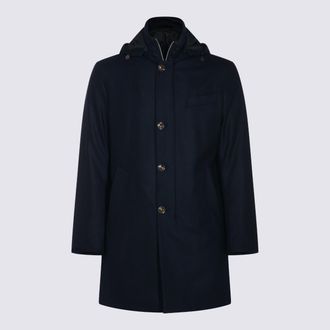 Montecore Dark Blue Wool Coat