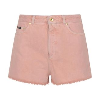 Dolce & Gabbana Denim Shorts, female, Pink, XS, Denim Shorts