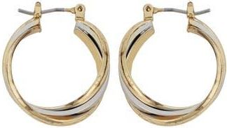 Panacea Twist Hoop Earrings in Two Tone at Nordstrom Rack