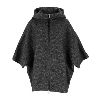 PESERICO Giacca in alpaca e lurex - - Jackets - Donna - Grigio - L