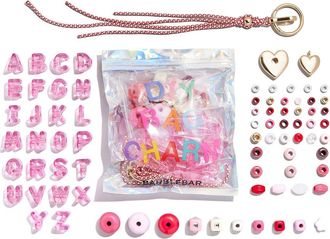 BaubleBar The Mini DIY Bag Charm Bead Kit in Pink at Nordstrom